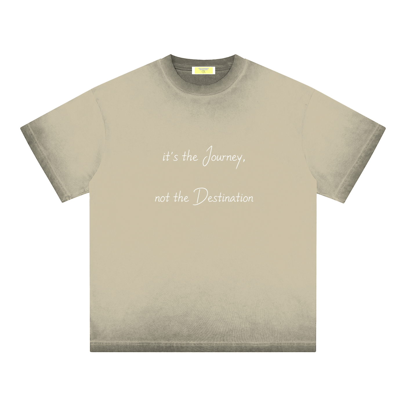 journey,destination,reverse,dyed,faded,t-shirt,streetwear,fashion