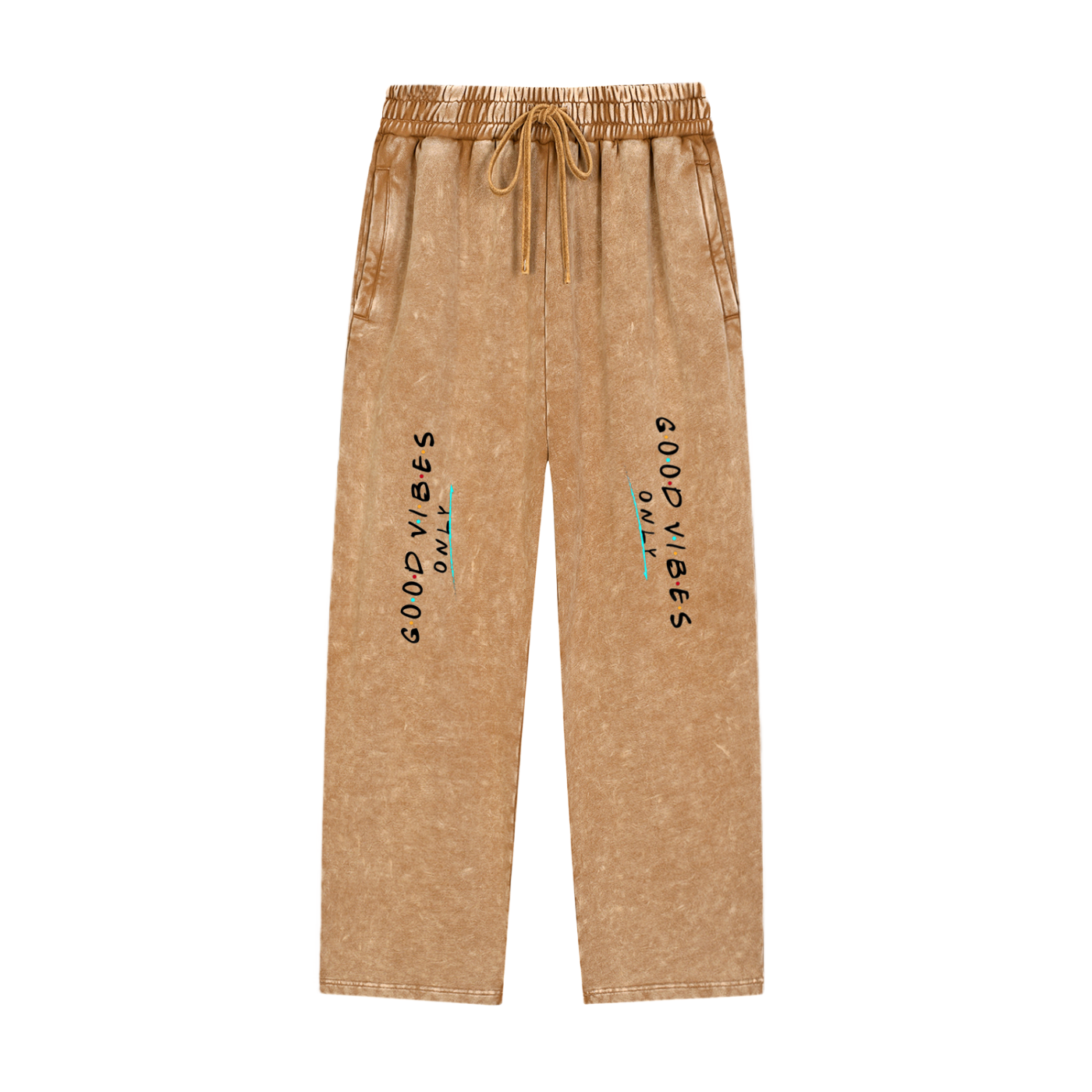 Good Vibes ,sweatpants,friends,snow wash,cotton,only,unisex,vintage