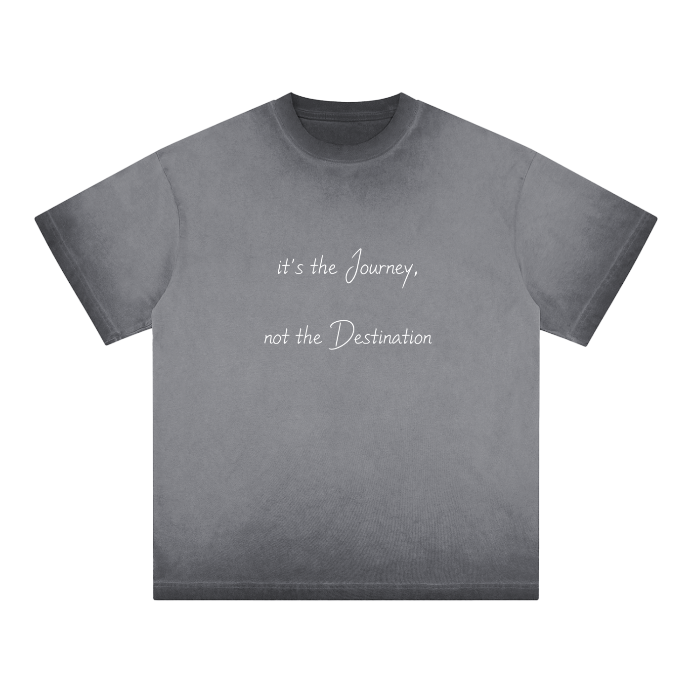 journey,destination,reverse,dyed,faded,t-shirt,streetwear,fashion