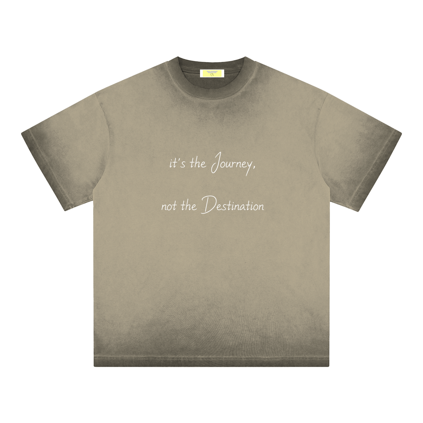 journey,destination,reverse,dyed,faded,t-shirt,streetwear,fashion
