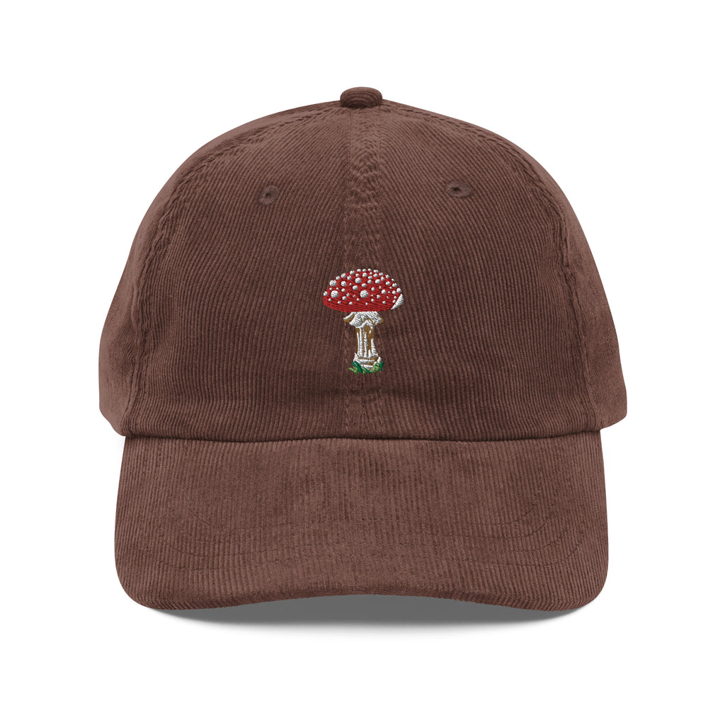 Realistic mush corduroy cap