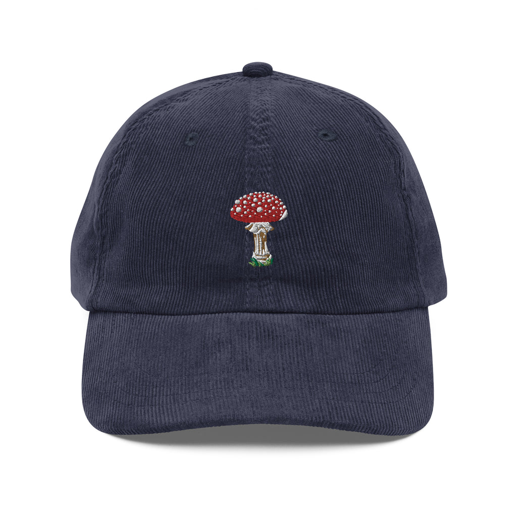 Realistic mush corduroy cap