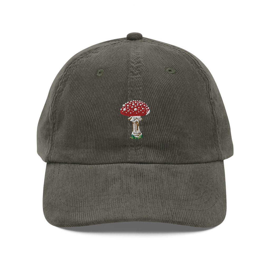 Realistic mush corduroy cap