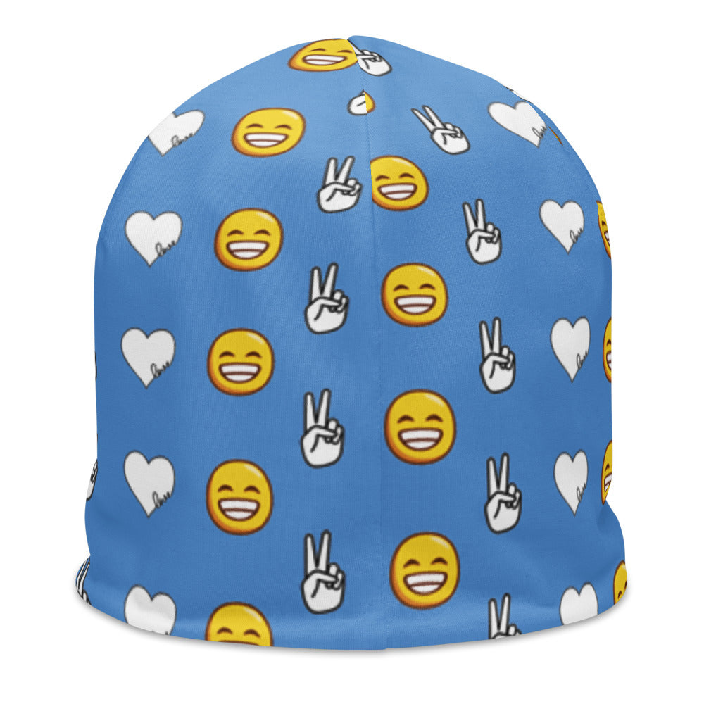 Peace, Love, and Happiness Beanie