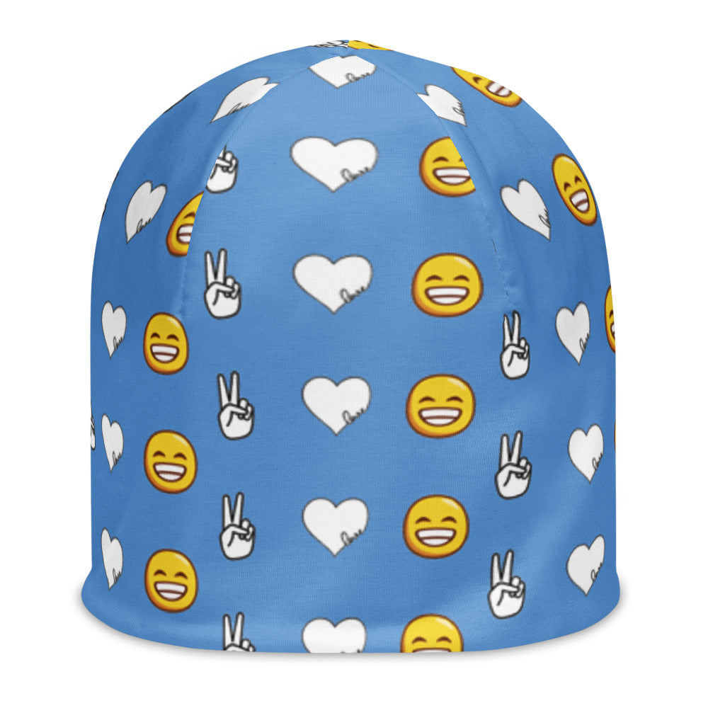 Peace, Love, and Happiness Beanie