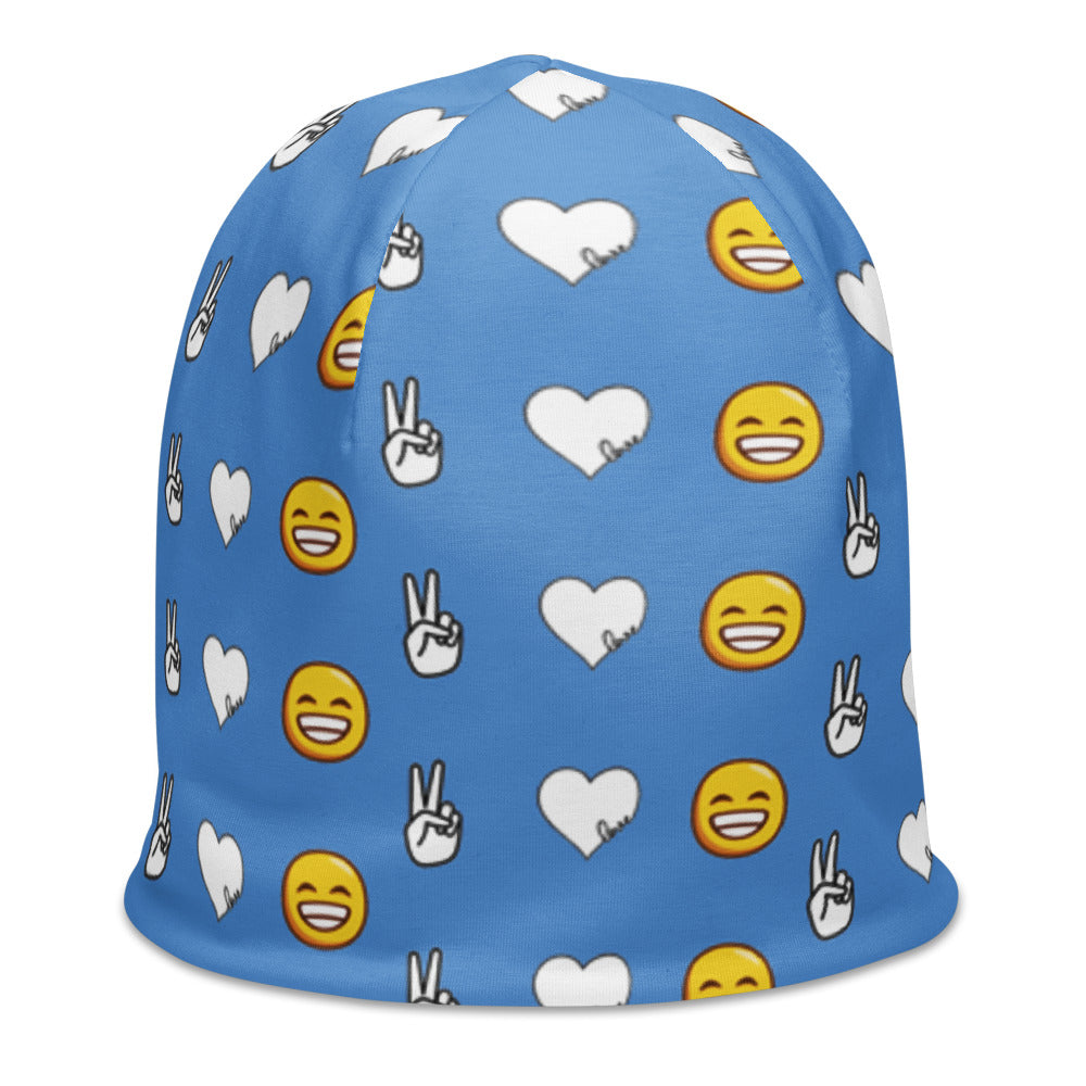 Peace, Love, and Happiness Beanie