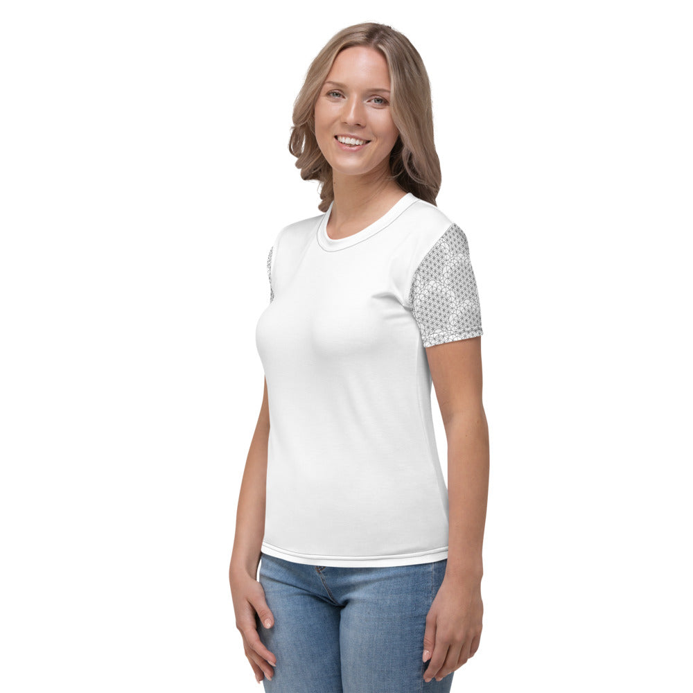 Women's Flower of Life T-shirt (white)