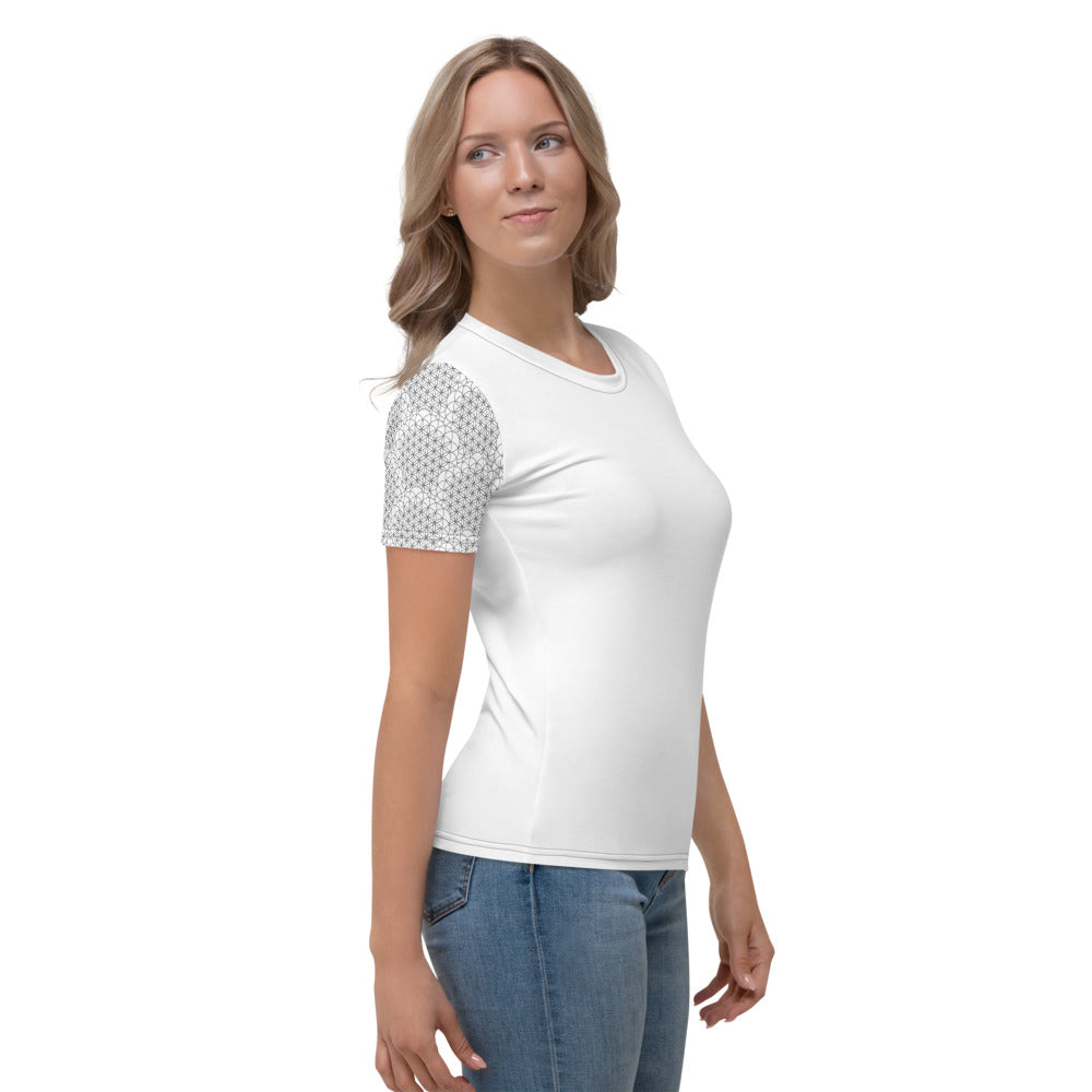 Women's Flower of Life T-shirt (white)