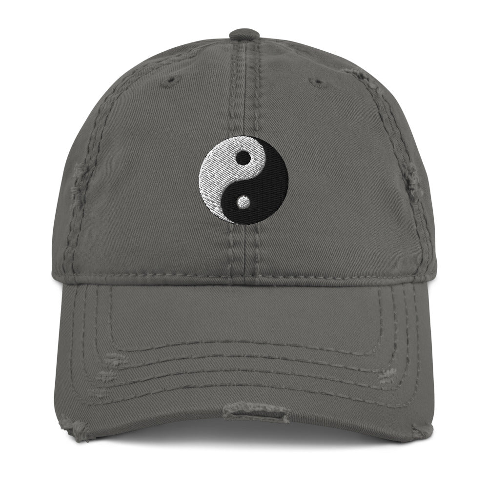 Distressed Yin-Yang Hat
