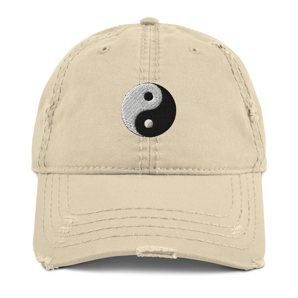 Distressed Yin-Yang Hat