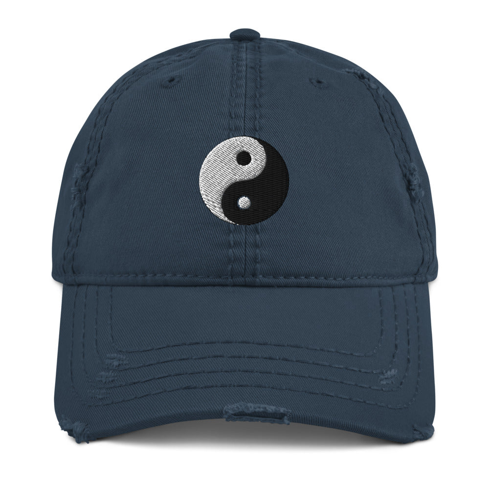 Distressed Yin-Yang Hat