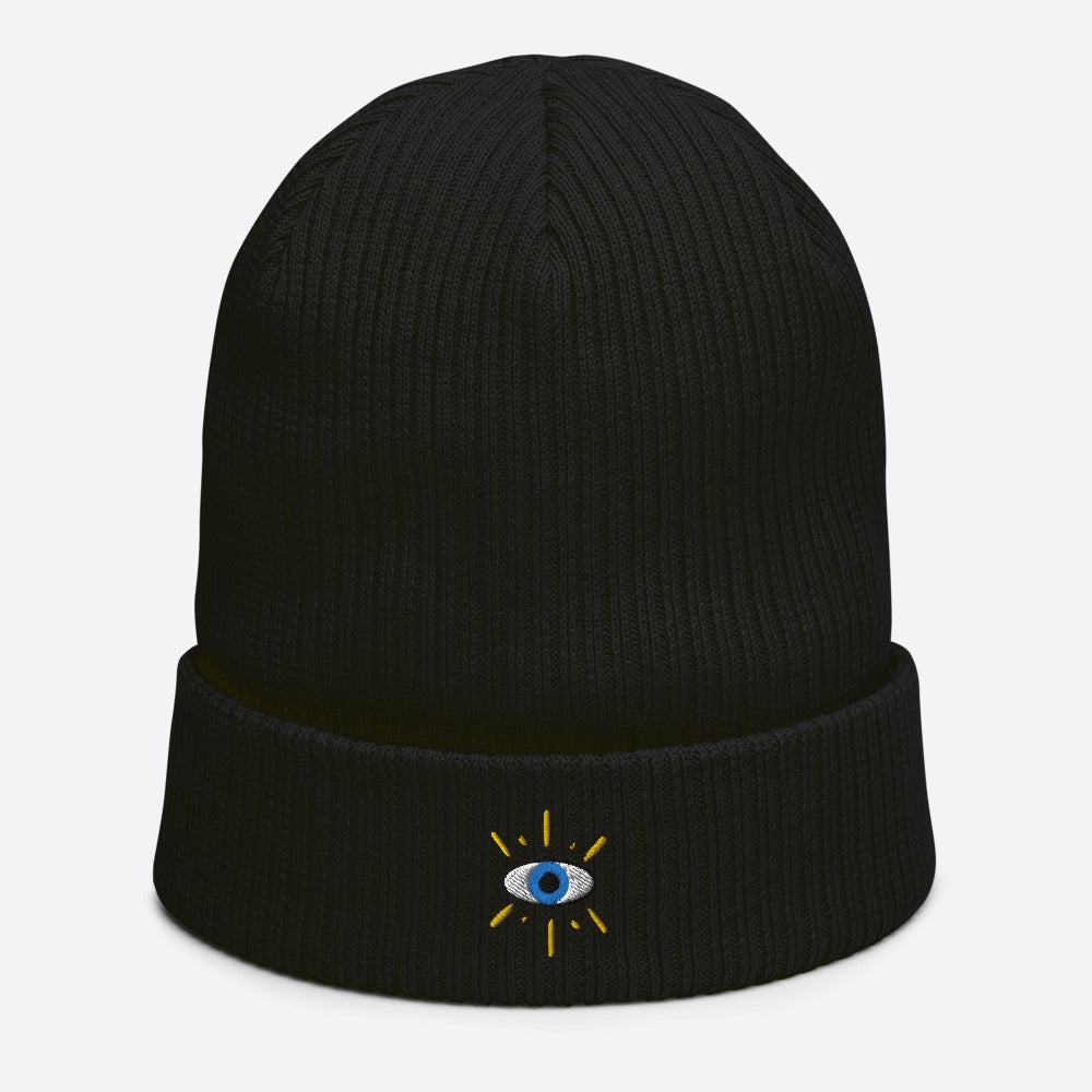 Organic Eye of God/3rd Eye beanie