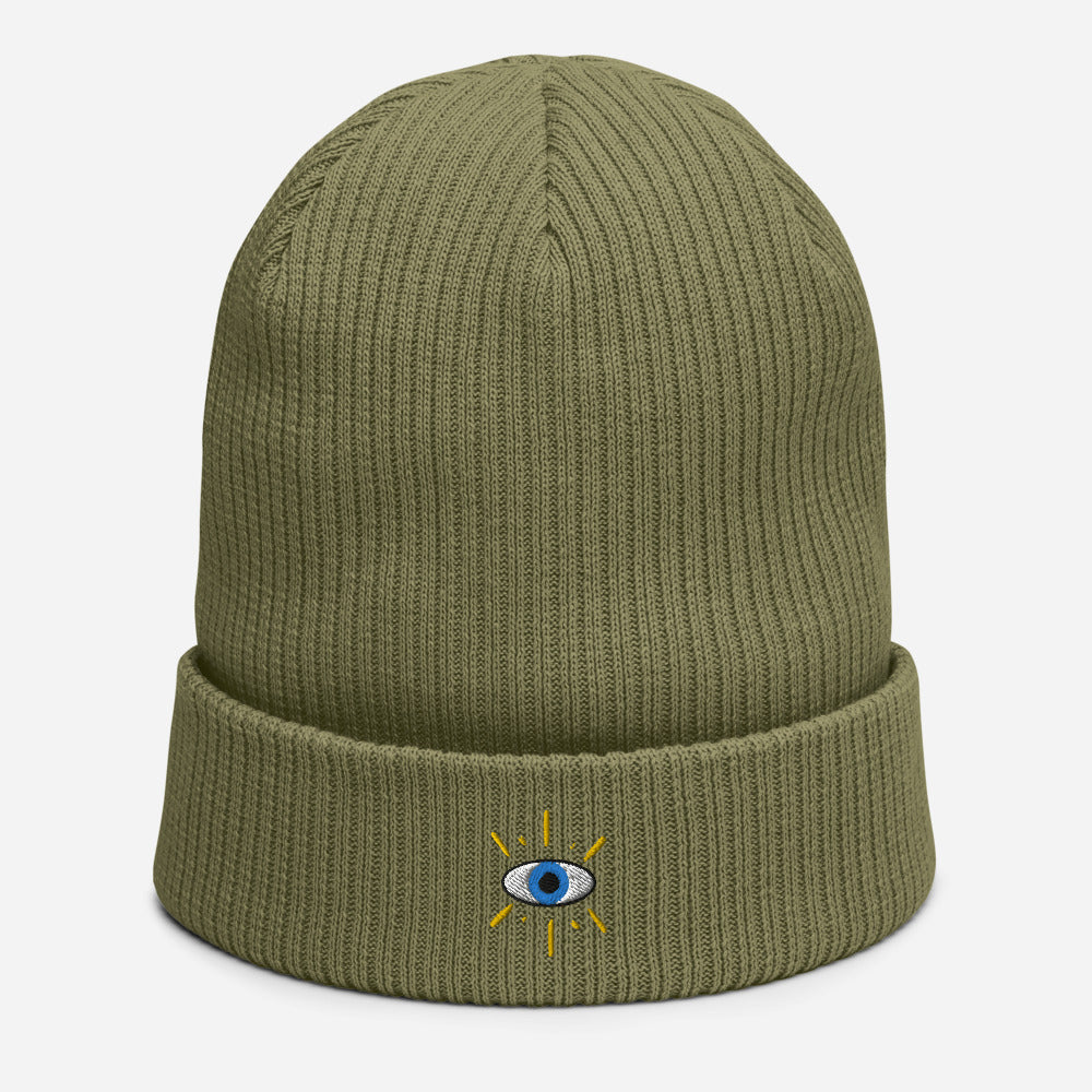 Organic Eye of God/3rd Eye beanie