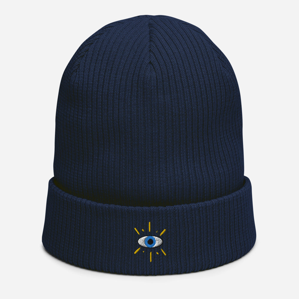 Organic Eye of God/3rd Eye beanie